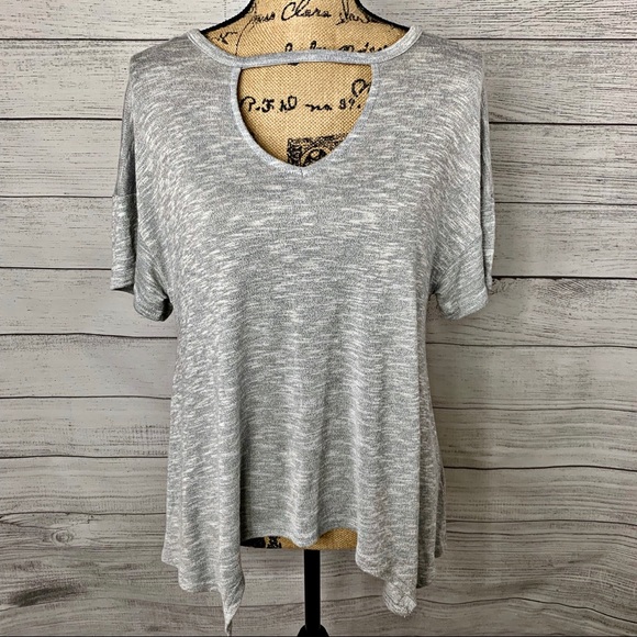 Juicy Couture | Cutout Shark-Bite Tee Shirt SZ S - Picture 6 of 8